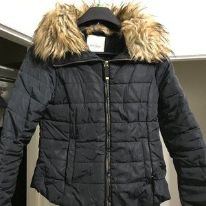 Faux fur winter jacket
